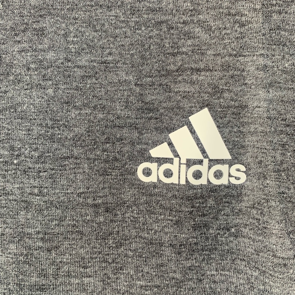 Adidas Aeroready gray sleeveless 3 stripes logo tank top womens XL NWT - Picture 2 of 9
